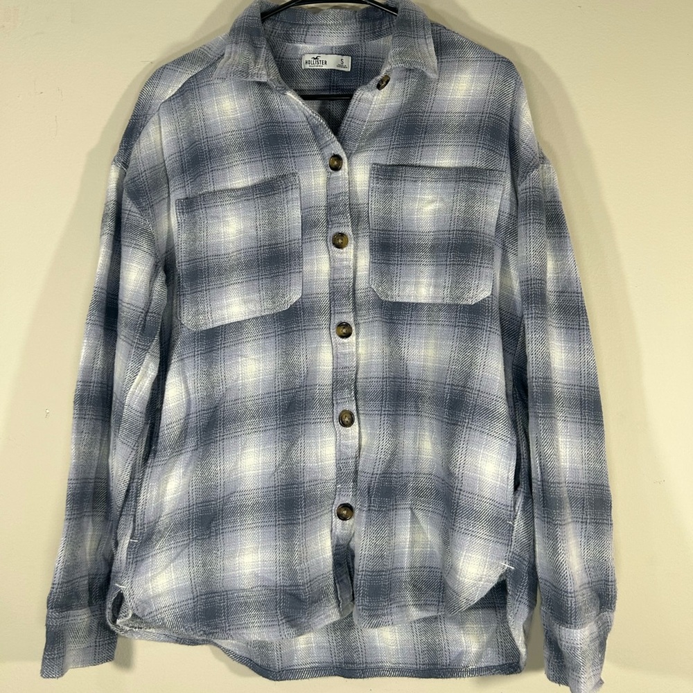 BlueWomen Hollister Plaid shirt